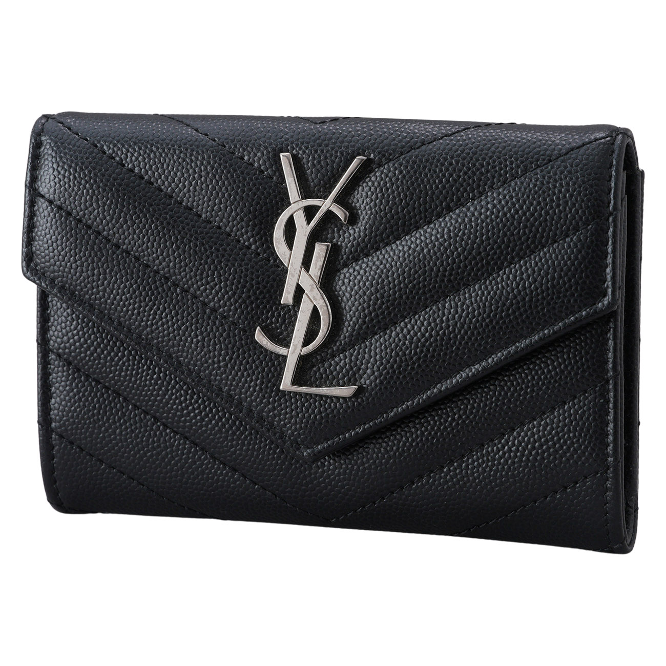 YVES SAINT LAURENT(USED)생로랑 414404 마틀라세 엔벨로프 카드지갑